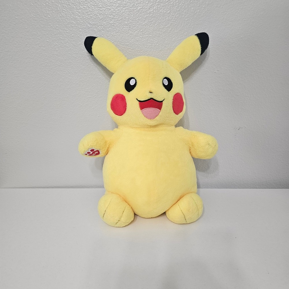 Pokémon Pikachu Plush 15 Inch Yellow Stuffed Animal Toy 2016 - Build-A-Bear